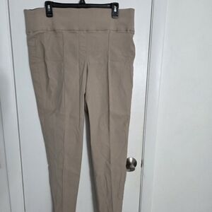 Nine West Classic Tan Straight Leg Pants XL Long